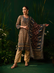 Indigo Mosaic Kurti Set