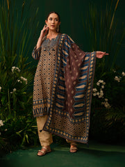 Indigo Mosaic Kurti Set