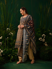Indigo Mosaic Kurti Set