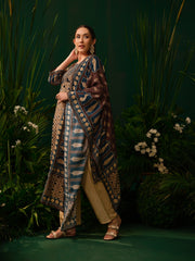 Indigo Mosaic Kurti Set
