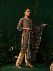 Indigo Mosaic Kurti Set
