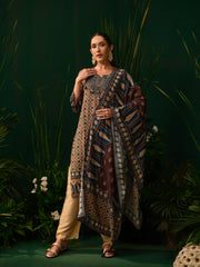 Indigo Mosaic Kurti Set