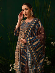 Indigo Mosaic Kurti Set