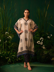 Tanya Mono Kaftan Kurti Set