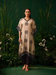 Tanya Mono Kaftan Kurti Set