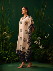 Tanya Mono Kaftan Kurti Set