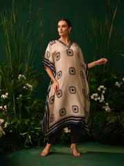 Tanya Mono Kaftan Kurti Set