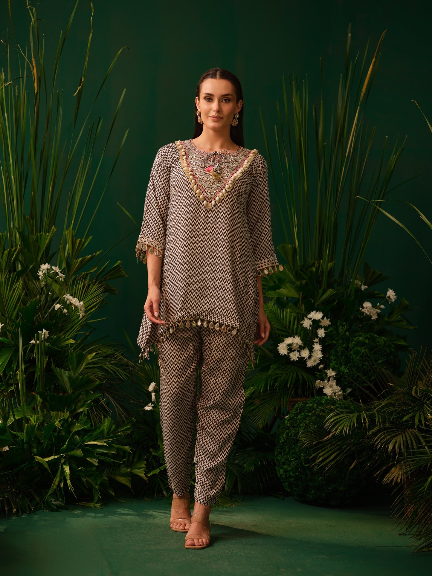 Ashira Chevron Kurti Set