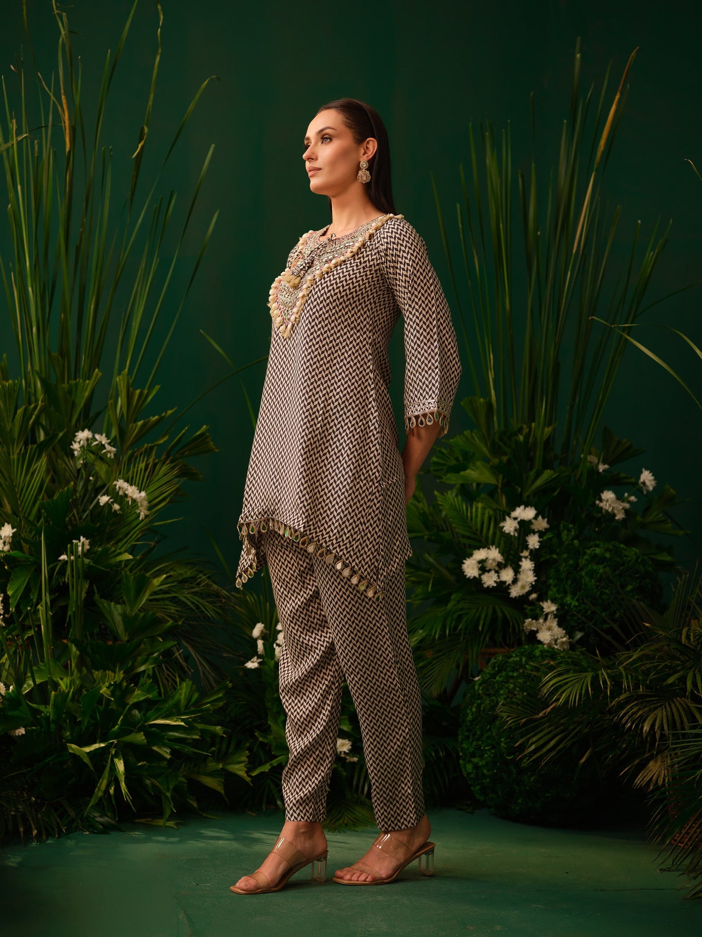 Ashira Chevron Kurti Set
