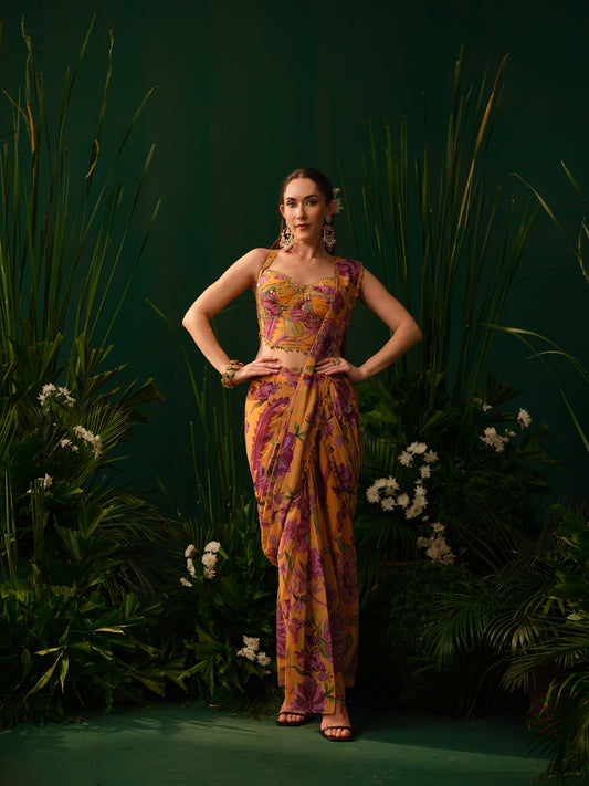 Mirel Drape Saree