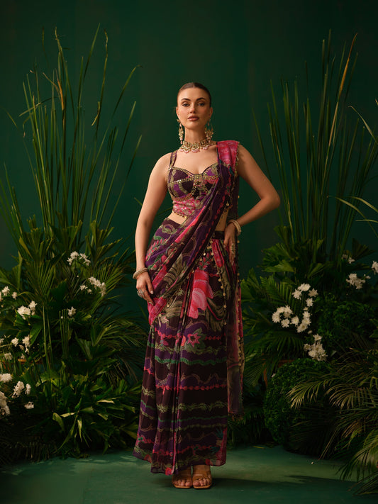 Ovara Drape Saree