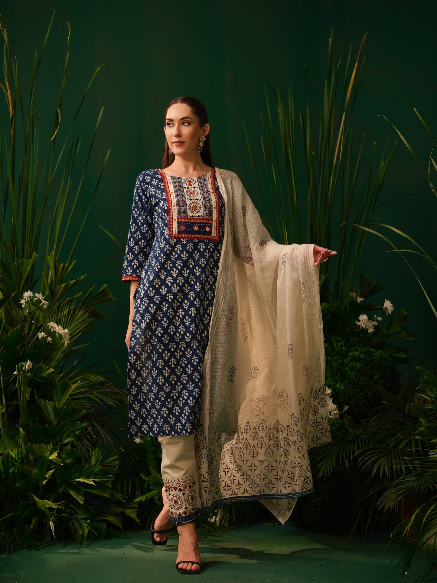 Indira kurta Set