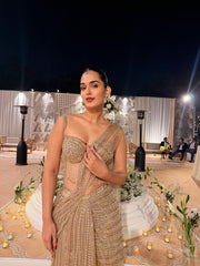 Golden drape