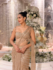 Golden drape